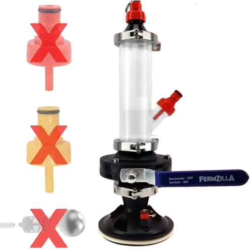 2' Tri-Clover Hop Bong Kit for FermZilla