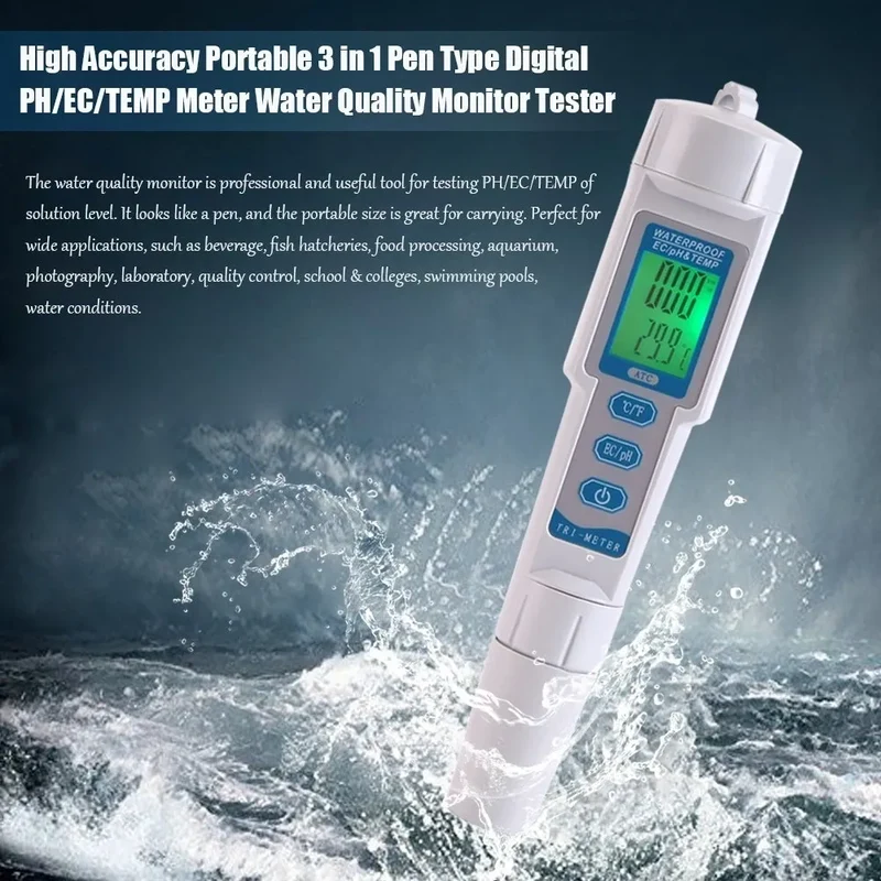 PH Meter (3 in 1)