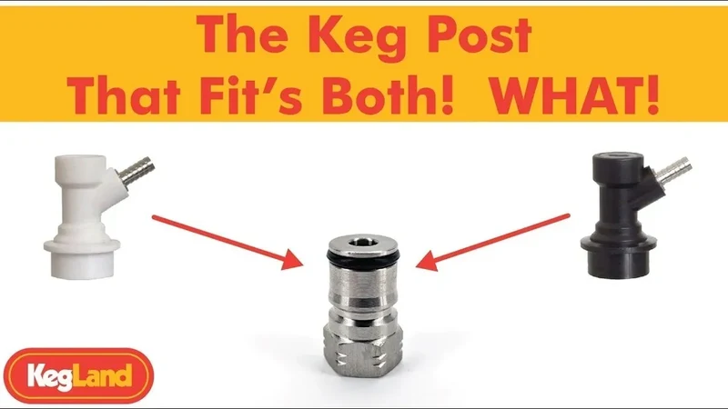 Multi Post for Cornelius Kegs (Fits Gas and Liquid)