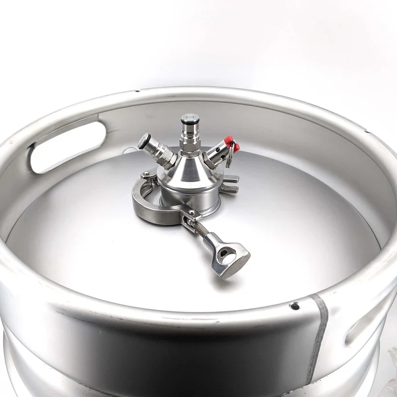 Ball Lock Tapping Head to 2 Inch TC (Commercial Keg Adaptor)