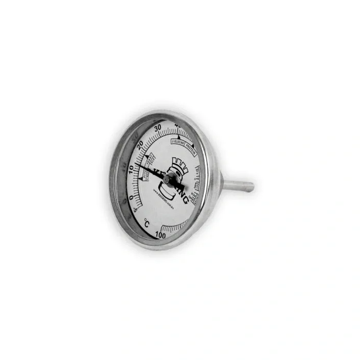 Bi-Metal 3inch Dial Weldless Thermometer