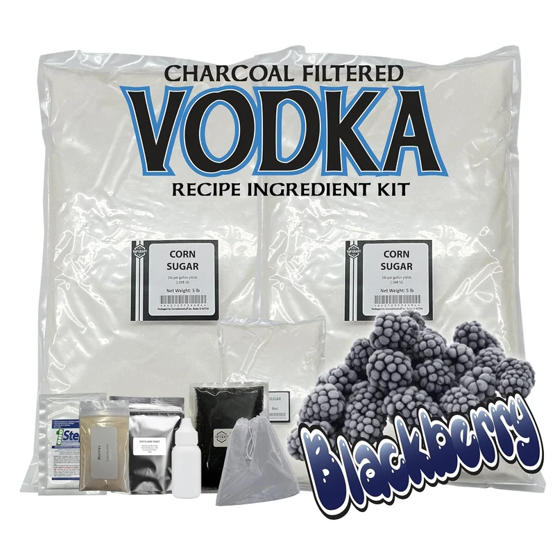 Blackberry Vodka Recipe Kit, Home Distilling Neutral Spirits Berry Flavor
