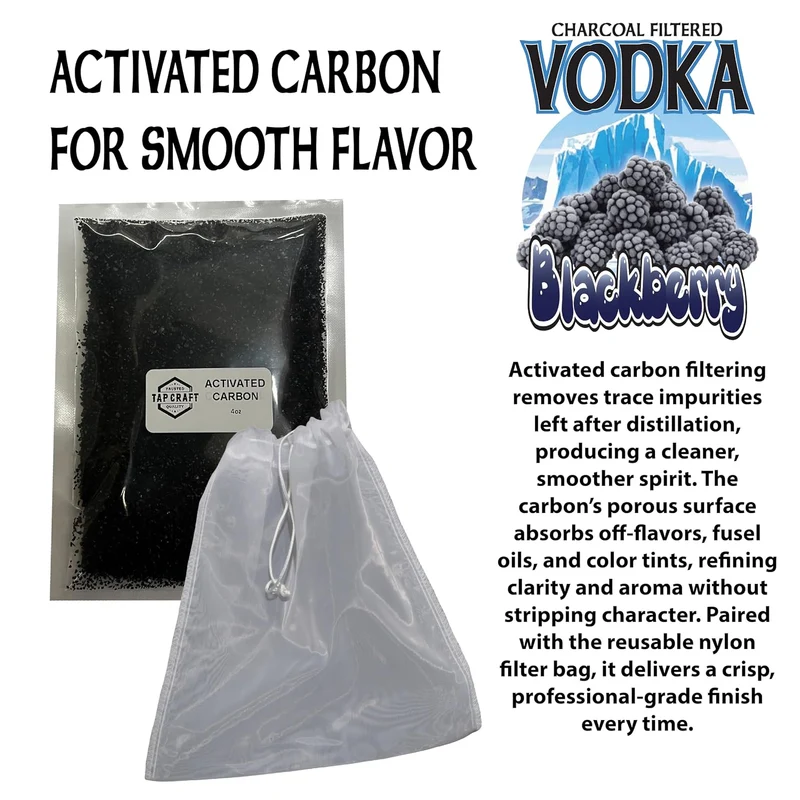 Blackberry Vodka Recipe Kit, Home Distilling Neutral Spirits Berry Flavor