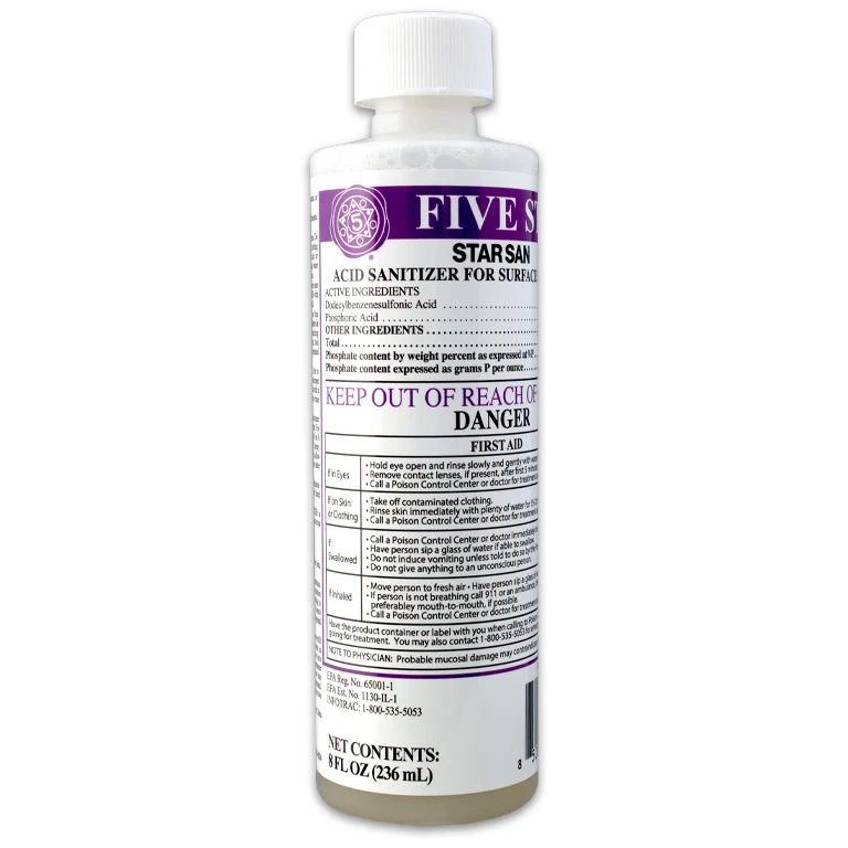 Star San Sanitizer | Acid-Based Sanitizer | High Foaming | Flavorless, Odorless, & Non-Toxic