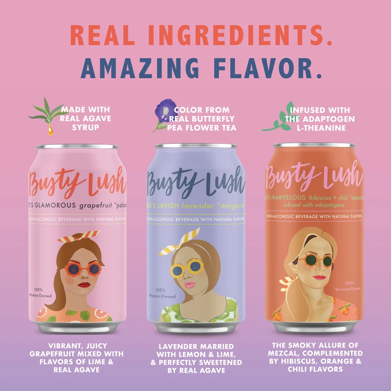She's Lavish Lavendar Margarita Craft Mocktail 12-Pack