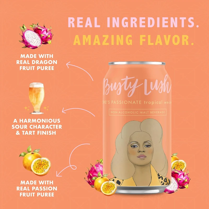 She’s Passionate Tropical Sour NA Craft Beer 12-Pack