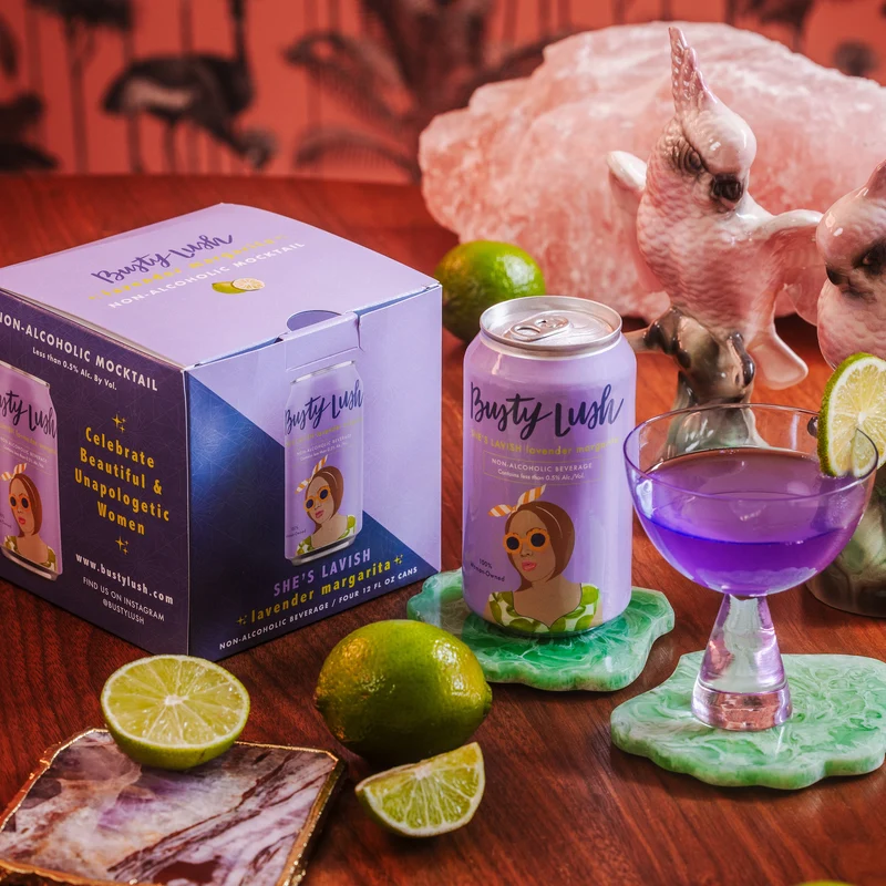 She's Lavish Lavendar Margarita Craft Mocktail 12-Pack