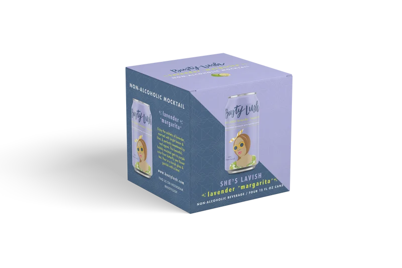 She's Lavish Lavendar Margarita Craft Mocktail 12-Pack