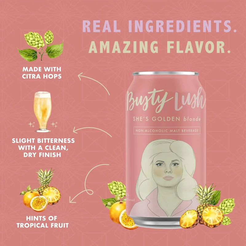 She’s Golden Blonde Ale NA Craft Beer 12-Pack