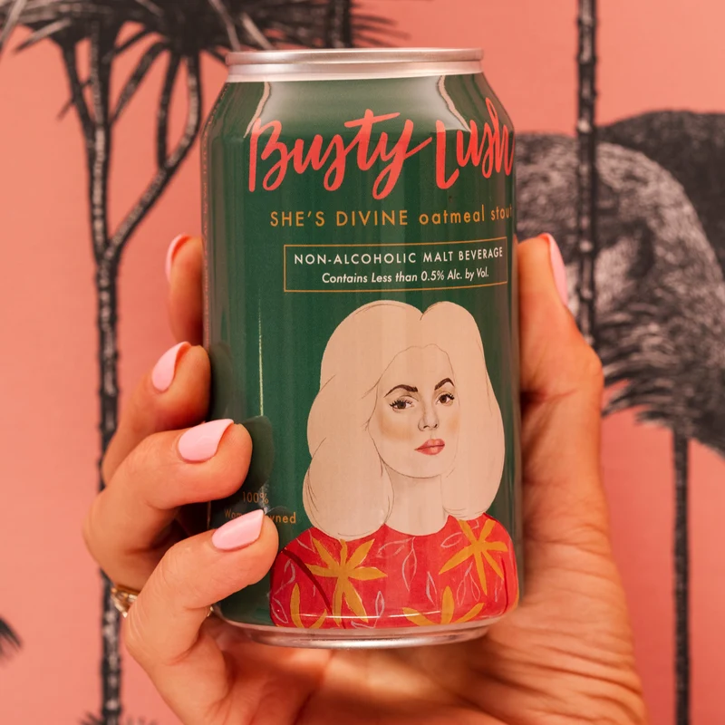She’s Divine Oatmeal Stout NA Craft Beer 12-Pack