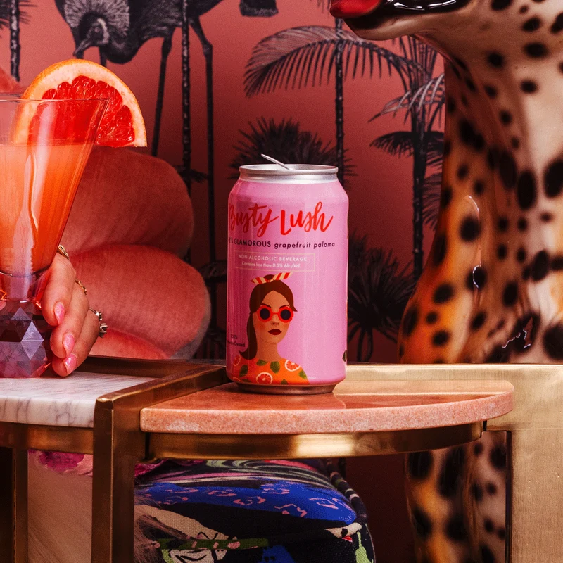 She's Glamorous Grapefruit Paloma Craft Mocktail 12-Pack