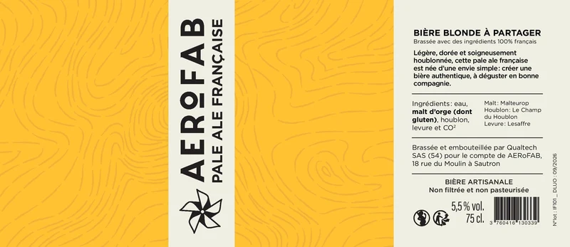 Bière Pale Ale Française (75 cl)