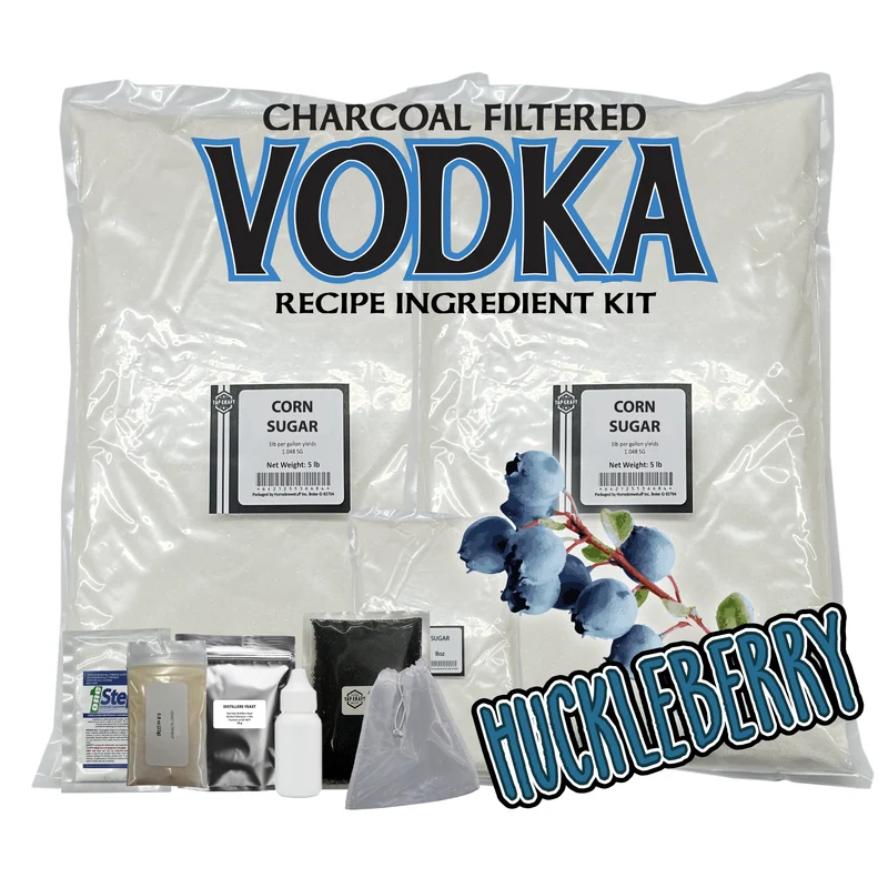 Huckleberry Vodka Recipe Kit – DIY Flavored Vodka Kit - Carbon Filtering