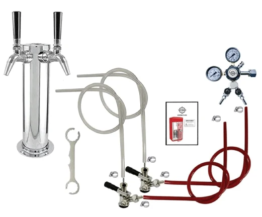 Double Tower Deluxe Kit With Intertap Faucets