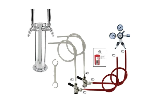 Double Tower Deluxe Kit With Intertap Faucets