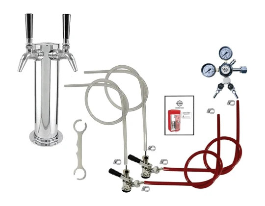 Double Tower Deluxe Kit With Intertap Faucets