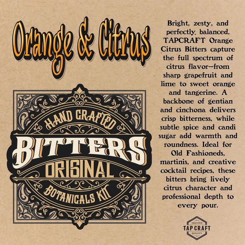 Orange & Citrus Bitters Botanical Blend