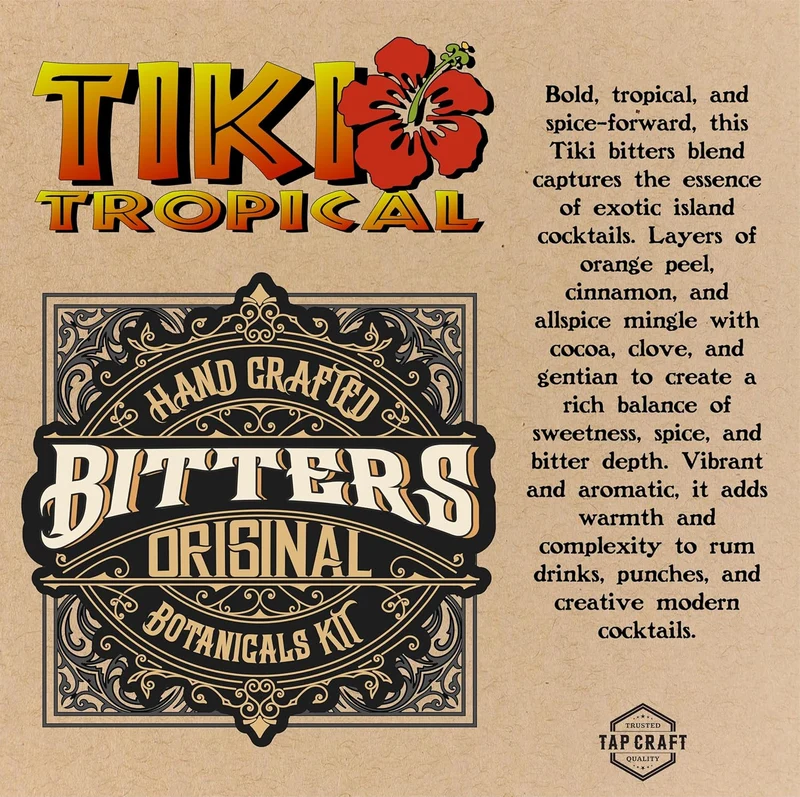 Tiki Bitters Making Kit