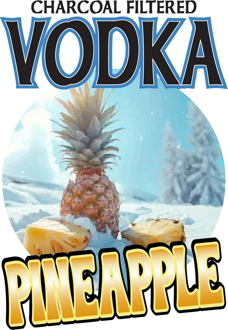 Pineapple Vodka Recipe Mash Kit – DIY Flavored Vodka Kit - Carbon Filtering