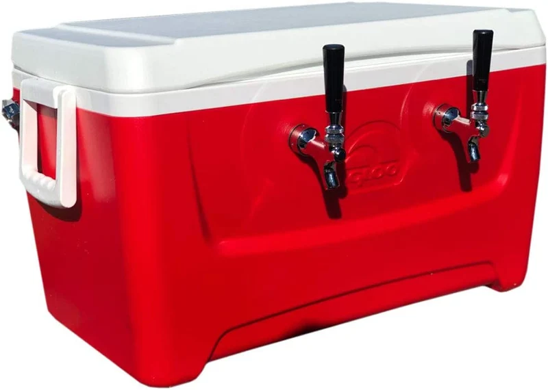 Double Faucet Draft Beer Jockey Box