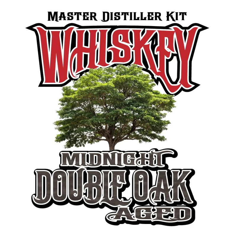 Master Distillers Whiskey Recipe Mash Kit Midnight Double Oak Aged