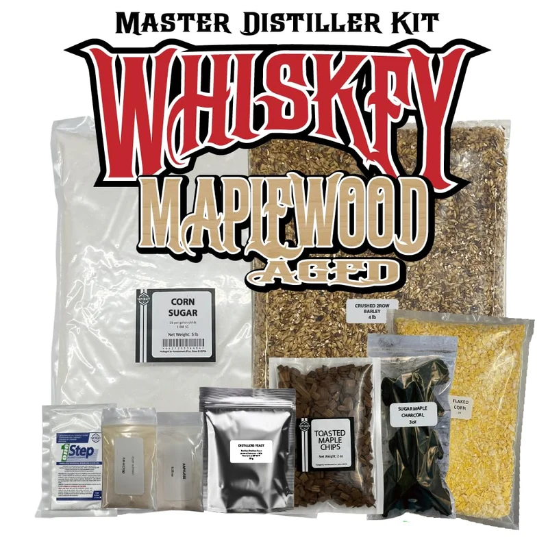 Master Distillers Maplewood Aged Whiskey Recipe Mash Kit