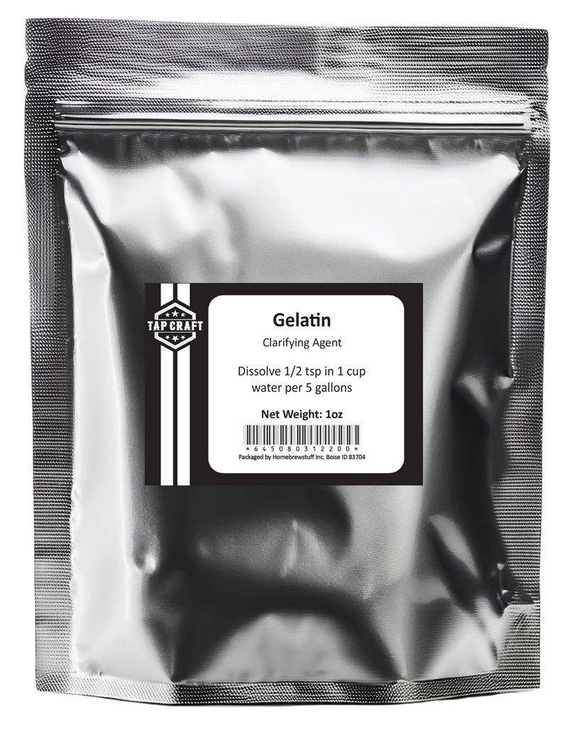 Gelatin 1oz Clarifying Agent