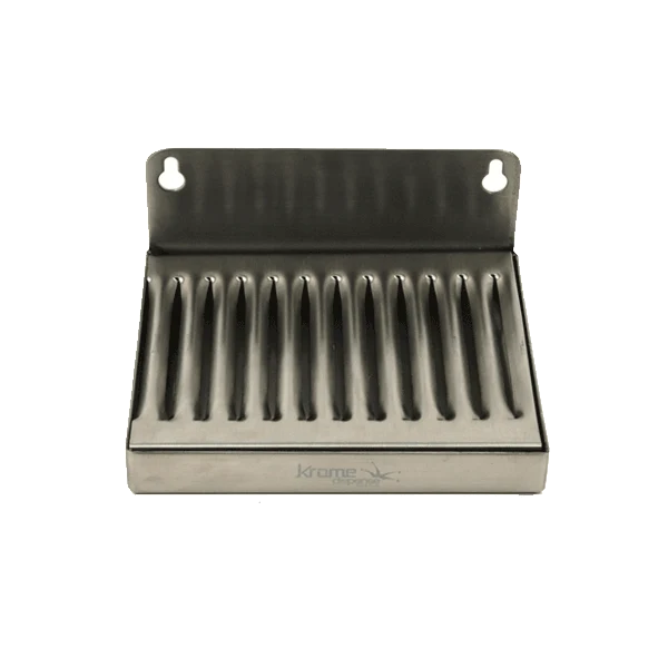 Stainless Steel Drip Tray 4" x 6" Wall Mount