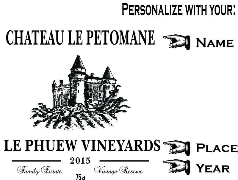 Castle Vineyard Oak Barrel With Stand- Personalized