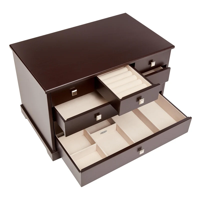 Grafton Wooden Jewelry Box