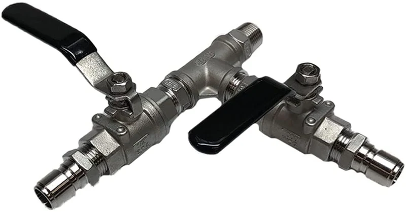 Stainless Steel Quick Disconnect Ball Valve Fermenter CIP Yeast Dump