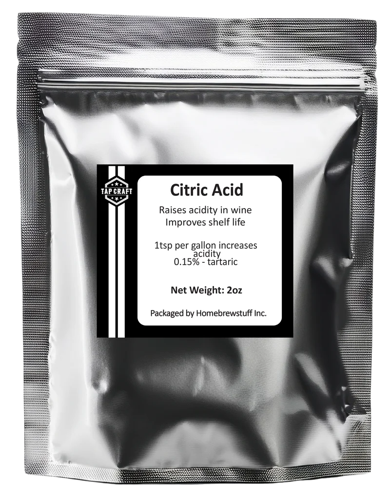 Citric Acid Powder Food Grade for Brewing & Winemaking