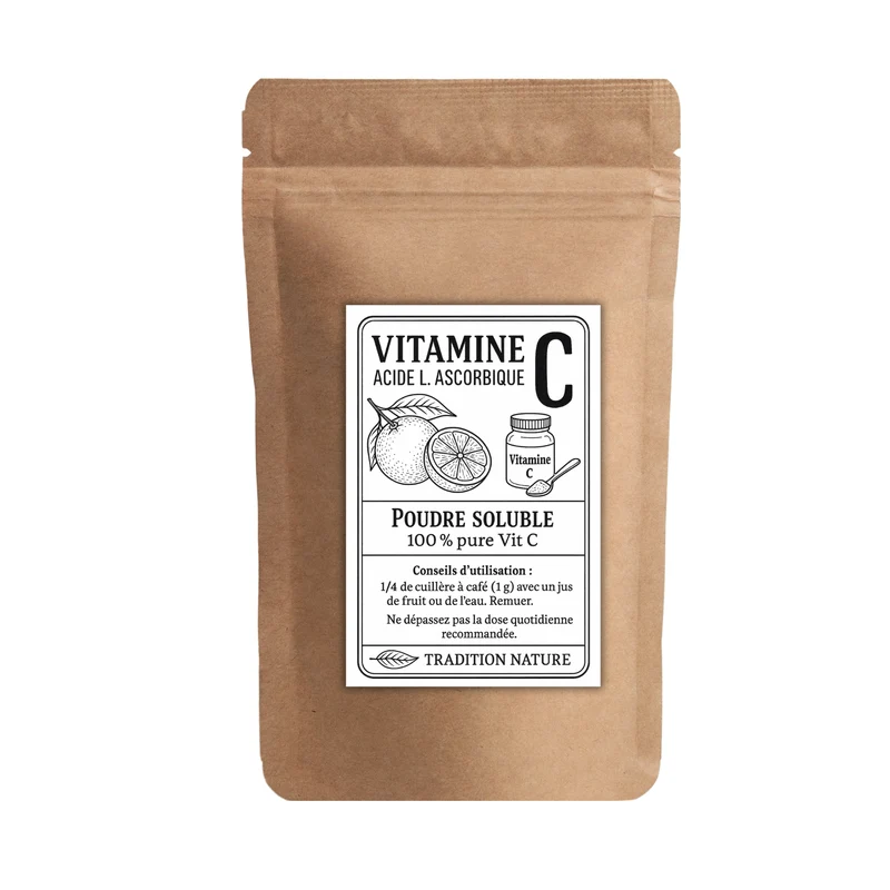 Acide L. Ascorbique poudre 100 % Vitamine C