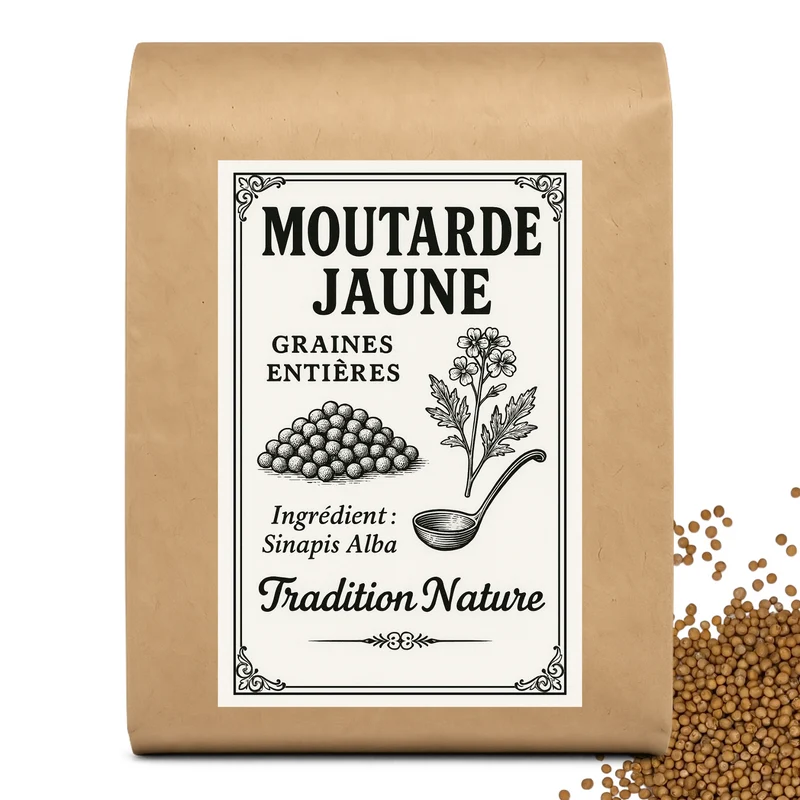 Moutarde jaune graines