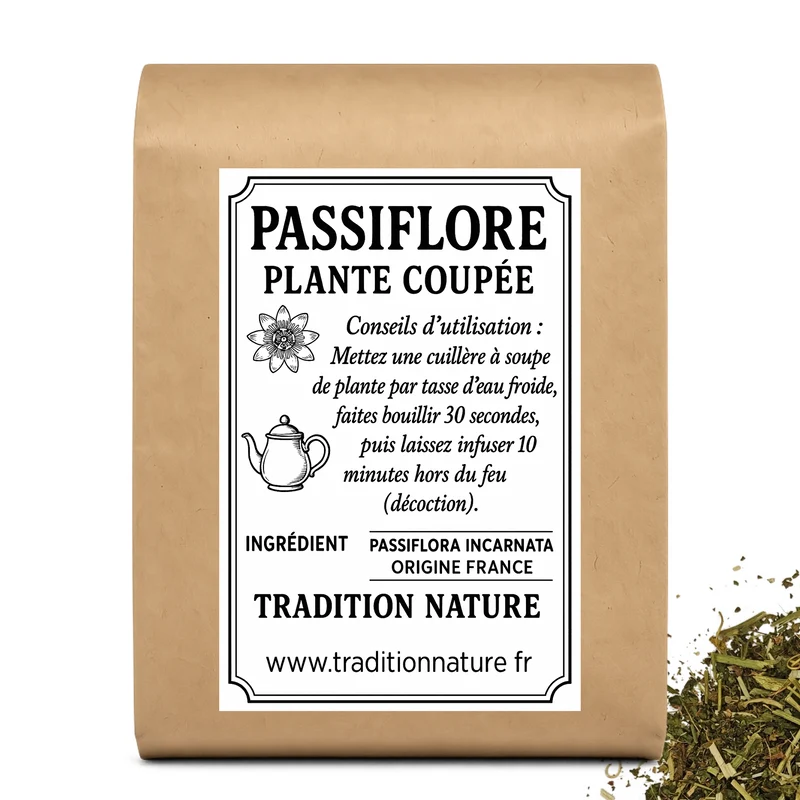 Passiflore tisane plante coupée