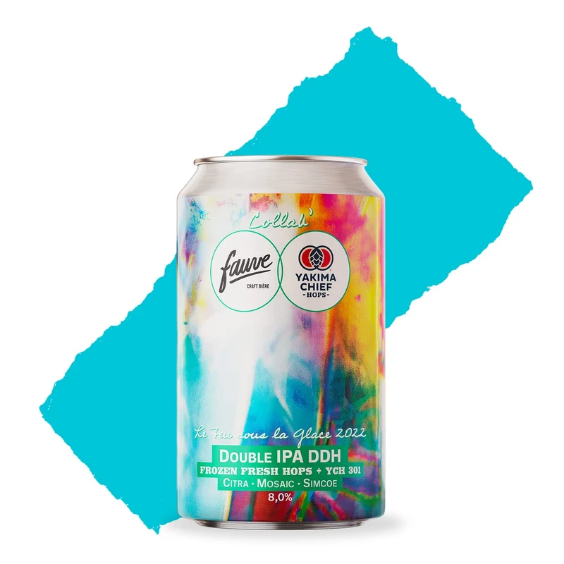 Le Feu Sous la Glace - DIPA DDH Frozen Fresh Hops YCH 301 Citra Mosaic Simcoe 33cL
