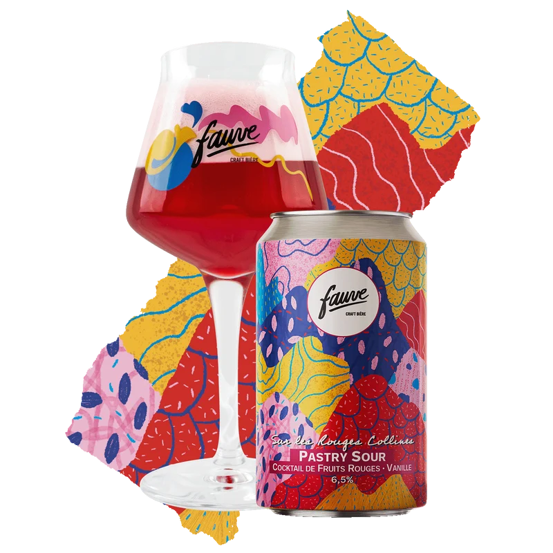 Sur les Rouges Collines - Pastry Sour Cocktail de Fruits Rouges Vanille 33cL