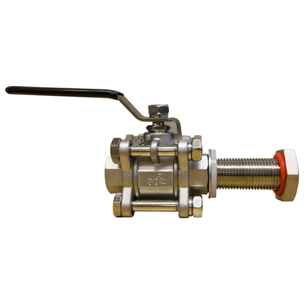 Cooler Bulkhead w/ 3 Piece Valve