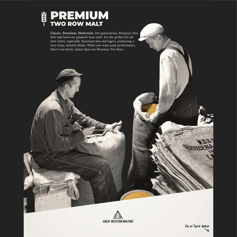 2-Row Malt 1.8°L | Premium Base Brewing Malt