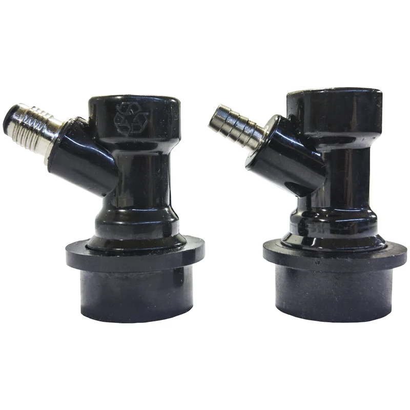 Liquid Side Ball Lock Fitting - Barbed or Flared