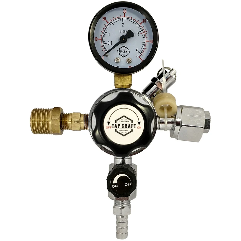 Co2 Regulator w/ Dual Body Attachment