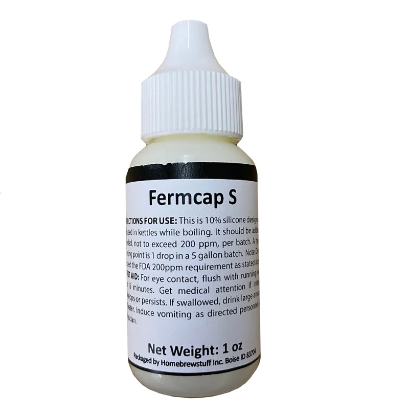 FermCap S - Homebrew Beer Anti-Foam Inhibitor - 1oz Size