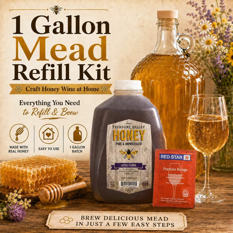 One Gallon Honey Mead Making Refill Kit