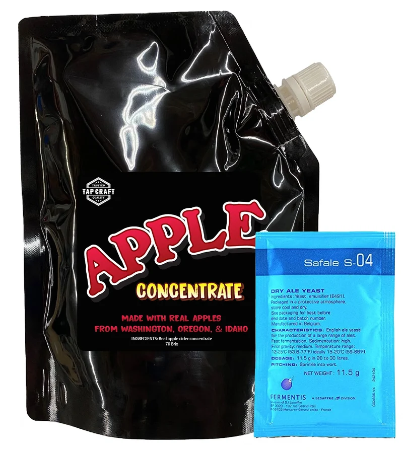 One Gallon Hard Apple Cider Refill Kit