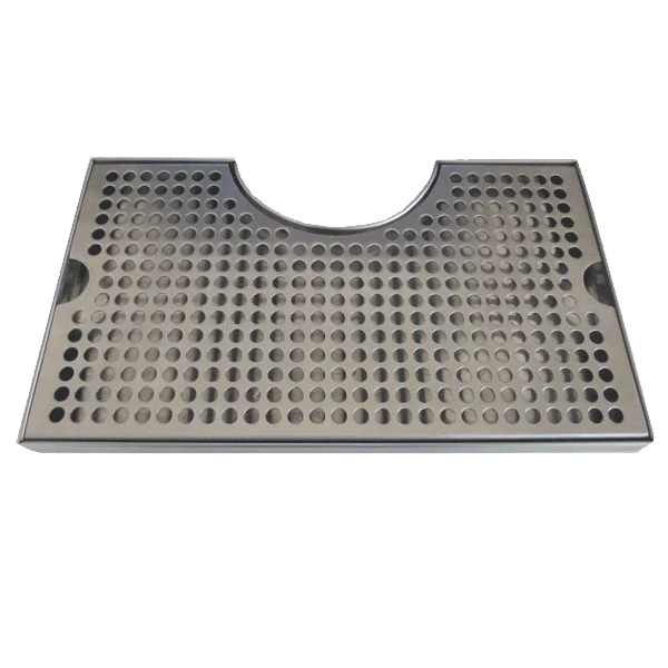 Stainless Steel Drip Tray 12" x 7" w/ Tower Cutout