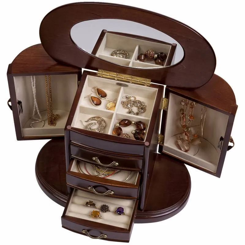 Heloise Wooden Jewelry Box