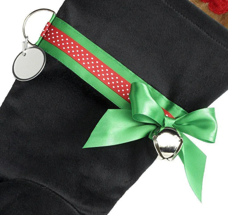 Dachshund (Black & Tan) Christmas Stocking