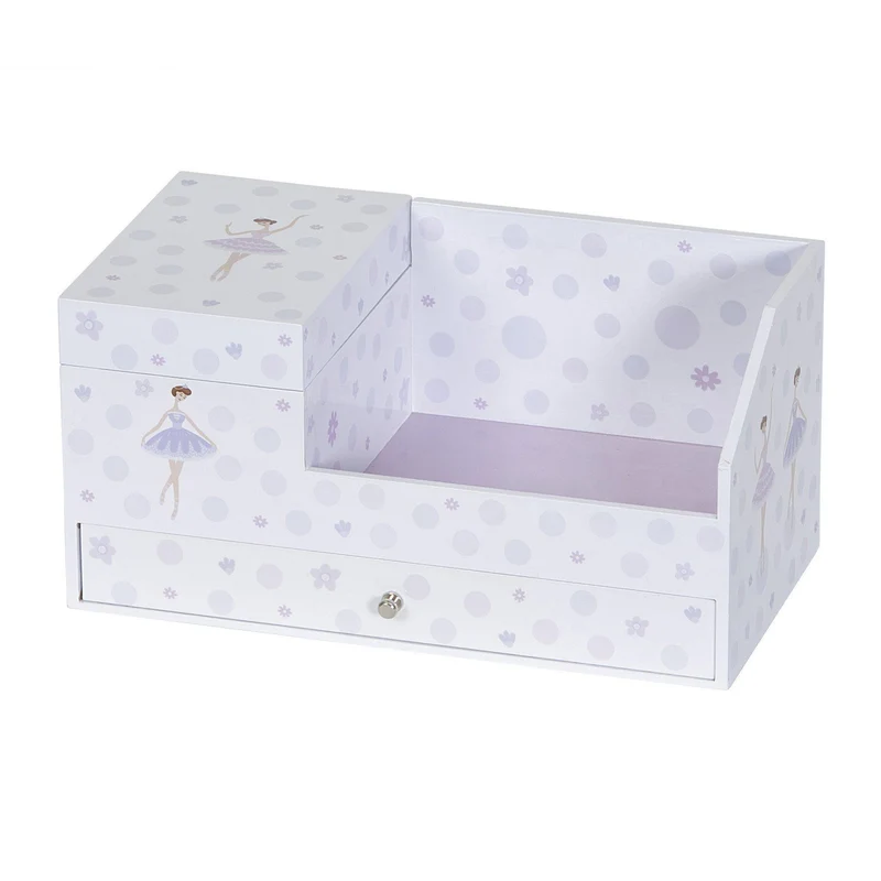 Bethany Girl's Musical Ballerina Jewelry Box & Organizer
