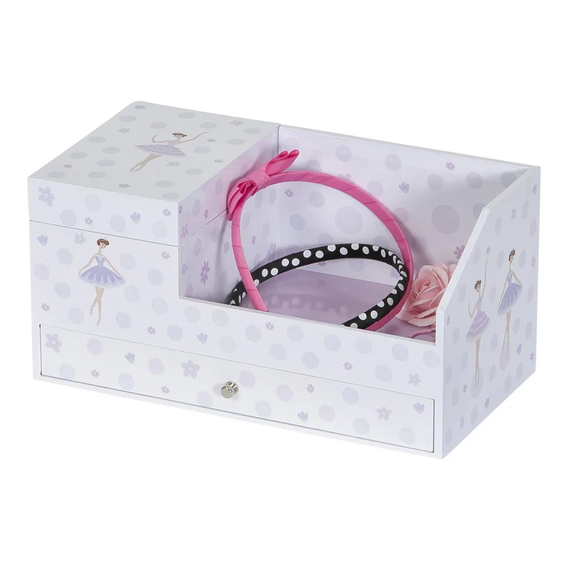Bethany Girl's Musical Ballerina Jewelry Box & Organizer