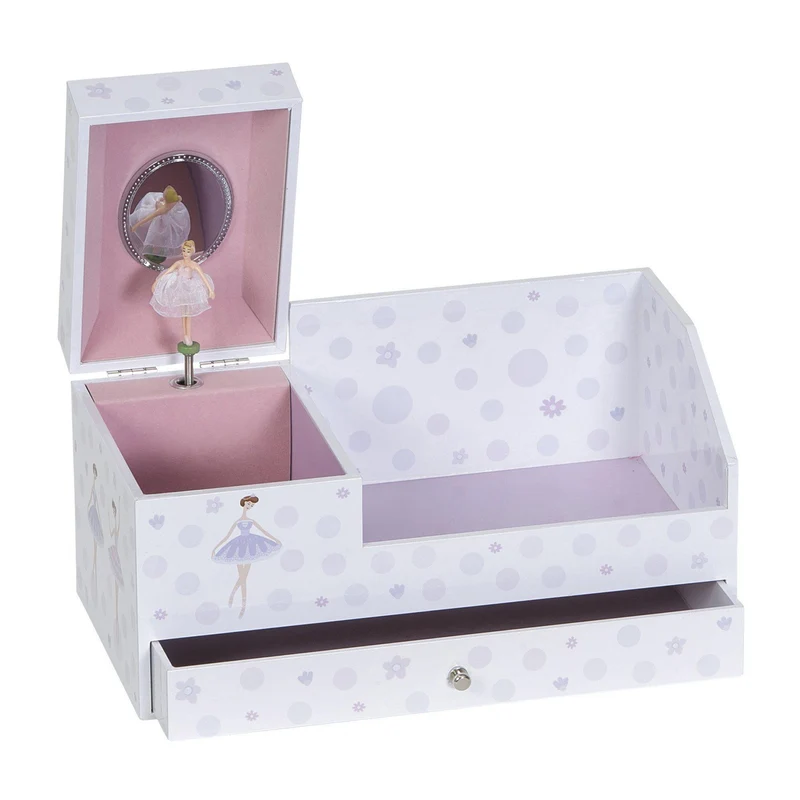 Bethany Girl's Musical Ballerina Jewelry Box & Organizer